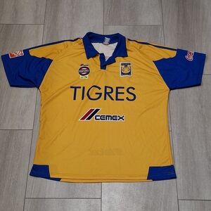 Mexico Soccer Jersey Tigers UANL Extra Cemex Tecate MONTEREY #7